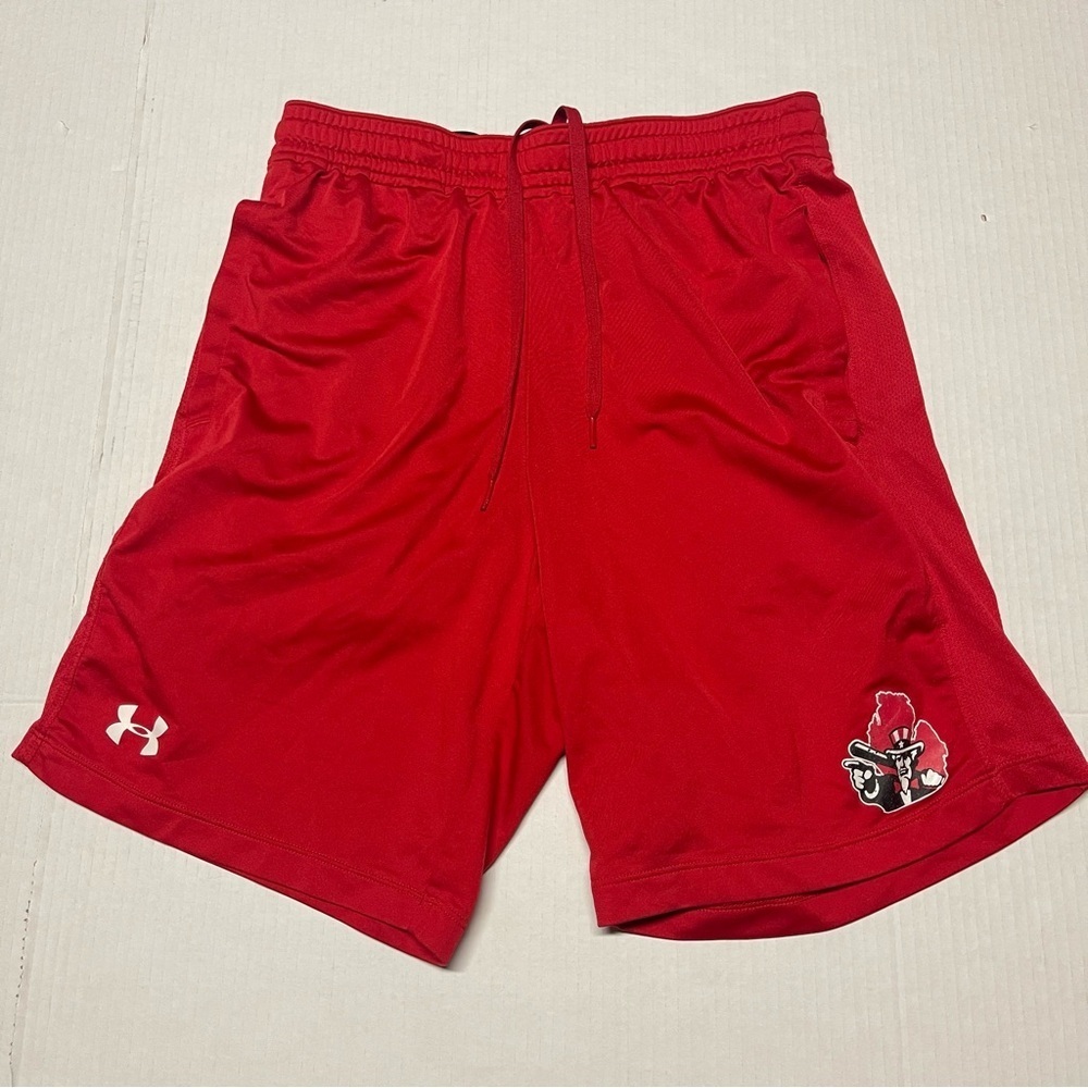 Under Armour Men's Vibrant Red Sports Shorts